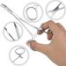 Aililong 14cm Curved Arterial Clamp - Piercing Pliers Set Needle Holder & Hemostatic Tweezers | Animal Grooming Tools & Fishing Accessories - Buy Online on SooperMarket.com