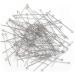DanLingJewelry 304 Stainless Steel 24-Gauge Eye Pins for Jewelry Making - 50mm - Pack of 100 - Buy Online on SooperMarket.com