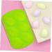 MAGICLULU 1pc Easter Egg Cake Mold Silicone Egg Molds Easter Candle Cake Mould Home DIY Baking Silicone Fondant Silcone Molds Candy Molds Biscuits Mold Muffin 3D Silica Gel Decorations 26.5X16.5CM Green - Buy Online on SooperMarket.com