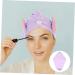 MAGICLULU 2pcs Bunny Ears Dry Hair Hat Hair Ring Aldult Coral Fleece Violet - Buy Online on SooperMarket.com