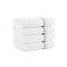 Aston & Arden Aegean Striped Turkish Hand Towels - (Set of 4) Soft & Absorbent Eco-Friendly Recycled Cotton Blend, 600 GSM, Decorative Towel for Bathroom, Home, Hotel, and Salon, Weathered Grey Weathered Grey Hand Towels