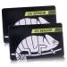 Dongker UV test card 2/4 pieces reptiles quick test UVB sensor easy to transport 500 times reusable for reptile-UV tests 2 pieces