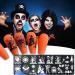 6Pcs Halloween Nail Stamp Plates Set with Various Patterns Spider Webs Pumpkins Bats Skulls DIY Print Manicure Salon Design Perfect Halloween Nail Decoration for Professional DIY Salon - Buy Online on SooperMarket.com