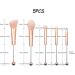 Makeup Brush Set for Women Beaded Rose Gold DIY Faux Fiber Make Up Brushes for Eyeshadow Concealer Eyebrow Foundation Contour Makeup Supplies - Buy Online on SooperMarket.com