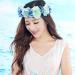 Artificial Hair Bands - Blue Simulation Rose Headband for Party & Wedding Accessories (1 Piece) - Buy Online on SooperMarket.com