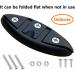 LSahyong 5 Folding Flip Up Cleat Dock Deck Boat Marine Kayak Hardware - Black (4 Pack) - Buy Online on SooperMarket.com