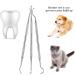 Dog Dental Tooth Scaler and Scraper Stainless Double Headed Tarter Remover Scraper Pet Teeth Cleaning Tools for Dog and Cat (3) - Buy Online on SooperMarket.com
