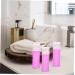 Mikinona Travel Storage Bottle Cylindrical Bottling Shampoo Bottle Refillable Bottle Shampoo Containers Silicone Liquid Bottle Empty Storage Silica Gel Cosmetic Set Bottle Purple Travel 11.4X3.6CM Purple - Buy Online on SooperMarket.com