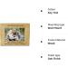 Personalised Engraved 7x5 Wood Photo Frame | Custom Family, Wedding & New Baby Gift - Buy Online on SooperMarket.com