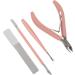 Nail Clipper Set Stainless Steel Multifunctional Portable Manicure Tool Set for Home Shop Travel (Pink) - Buy Online on SooperMarket.com