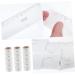MAGICLULU 100 Pcs Eyebrow Measuring Tool Microblading Eyebrow Ruler Kit Make up White Supplies Paper - Buy Online on SooperMarket.com
