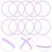HOMSFOU 50 Pcs Silicone Bracelet Gummy Silicone Wristbands Rave Bracelets 80s Bracelets Kids Jelly Bracelet Neon Retro Gummy Bracelets Gummy Wristbands Miss Elasticity Strapping Silica Gel 5.8x5.8cmx5pcs Violetx5pcs - Buy Online on SooperMarket.com