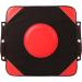 Quiet Punch Doorway Punching Bag, PU Leather + Canvas + High Elastic Sponge Wall Punching Pad, Quiet Pad Suitable for Key Target Training (Color : Red)