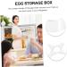 OSALADI Egg Holder Storage 3pcs egg storage racks egg holder refrigerator refrigerator egg storage drawer egg rack - Buy Online on SooperMarket.com