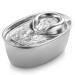 WOPET Cat Water Fountain Stainless Steel, 67oz/2L Silent Cat Drinking Fountains, Pet Water Fountain with a Filter for Dogs, Cats, Birds and Small Animals