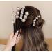4Pcs Magic Hair Bun Maker with Pearl and Flower Foam Sponge - DIY Hair Styling Tool for Women and Girls - Buy Online on SooperMarket.com