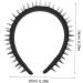 Gogogmee Studded Black Headband Headbands for Teen Embellished Headbands for Women Thin Headband No Slip Headband for Women Punk Rock Accessories Statement Headbands for Women - Buy Online on SooperMarket.com