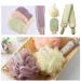 Buy Cabilock Exfoliating Loofah Sponge Set - Shower Balls Mitts & Back Sponge for Smooth Skin - Light Green - Buy Online on SooperMarket.com