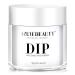 Dip Powder White Color 2Oz/56g, AZUREBEAUTY White Acrylic Dipping Powder Crystal French Nail Art Starter Manicure Salon DIY at Home, Odor-Free, Long-Lasting, No Nail Lamp Needed A2-super white