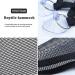 QUUPY 2 Reptile Hammock Set Triangle Breathable Net Breathable Mesh Lizard hammock for Large and Small Bearded Dragons Anoles Geckos Lizards or Snakes 33x33x48cm Black - Buy Online on SooperMarket.com