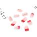 Sethexy Christmas French Short Square False Nails - 24Pcs Glossy Festive Press On Acrylic Stick On Nail Tips - Buy Online on SooperMarket.com
