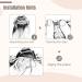 FSHINE Real Hair Clip-In Extensions - Platinblond 40cm 120g Remy 7 Pieces Invisible Clips #60 - Premium Quality Hair Extensions - Buy Online on SooperMarket.com