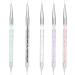 Pen Nail Brush 5pcs Double Dot Manicure Tool Painting Dot Pen Nail Art Color Set - Buy Online on SooperMarket.com
