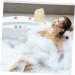 WOONEKY 4pcs Cotton Linen Soap Bag Net Foaming Net Foaming Hand Wash Exfoliating Soap Bag Khaki - Buy Online on SooperMarket.com