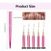5Pcs Nail Arts Liner Brushes Painting Brush Set Thin Nail Arts Dotting Drawing Pen 4/8/12/20/25mm Suitable For Home Use Purple - Buy Online on SooperMarket.com
