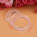 10pcs BPA Free Multi Silicone Pacifier Clips Adapter | Easy to Clean | 20mm Baby Holder - Transparent - International Shipping - Buy Online on SooperMarket.com