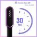 VKK Hair Straightener Brush - Fast Heating Smoothing Brush with 5 Temp Settings & Scalding Protection | Professional Hair Styling Tool - Black - Buy Online on SooperMarket.com