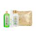 MAKARI Bebe 3 Piece Shower Gift Set - Foaming Gel Cleansing Milk & Oil Gentle Nourishing & Calming Bath Routine for Newborn and Up Hypoallergenic & Paraben-Free Baby Care Products