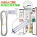 Refrigerator Drain Clean Brush Wash Brush Suction Syringe Hose Fridge Cleaner Dredge Tool Stick Drain Kit 1.5m Fridge Hole White 6pcs - Buy Online on SooperMarket.com