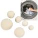 6 Wool Drying Balls Clothes Softening Balls Laundry Drying Reusable Balls Clothes Drying Accessories - Buy Online on SooperMarket.com