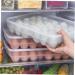 KOMBIUDA 34 Eggs Large Capacity Egg Holder Egg Crisper Grids Egg Holder Egg Container Egg Plate High Capacity - Buy Online on SooperMarket.com