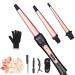 JAETON Hair Curling Wand Iron Conical Curling Iron Set Interchangeable Ceramic Barrel Hair Curler Set for Short & Long Hair (Small 3 Tubes)