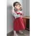 MoccyBabeLee Newborn Baby Girl Clothes Set | Long Sleeve Flower Bodysuit Romper + Corduroy Overall Dress | Infant Outfits 3-6 Months - Buy Online on SooperMarket.com