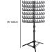 predolo Braiding Hair Rack Standing Standing Braid Rack 144 Pegs Double Sided Standing Hair Stand for Braiders Hairstylists black - Buy Online on SooperMarket.com