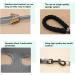 Escape Proof Cat Harness and Lead Set - Adjustable Soft Vest with Breathable Mesh and Cute Bow Design | 45 inch Leash | Gray, for Small to Medium Cats (2.5kg - 10kg) - Buy Online on SooperMarket.com