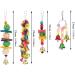 Yorgewd 8-Pack Bird Toys Parrots Cage Toys Hanging Swing Shredding Chewing Perches Parrot Toy Parrot Bite Toy for Budgie Cockatiels Conures Finches Small Parakeets - Buy Online on SooperMarket.com