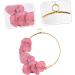 Gadpiparty Iron Craft Wrought Iron Gate Hanging Wreath Rose Pendant Artificial Flower Wall Nordic Decor Wall Hanging Rosy 20x20cm - Buy Online on SooperMarket.com