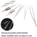 6-Piece Jewelry Tweezers Set - Self-Retardant Rust-Resistant & Wear-Resistant Tools for Jewelry Making - Buy Online on SooperMarket.com