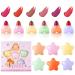 HOSAILY 6 Colors Lipstick Set  Mini Star Cute Matte Lipstick Smooth Waterproof and Long Lasting Nonstick Cup Colorful Lipsticks Makeup Set 1 Ounce (Pack of 1)