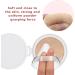 12 Pcs Powder Puff Makeup Puff Triangle Powder Puff Soft Powder Sponge Reusable Makeup Triangle Sponges with Strap for Loose Powder Body Cosmetic Foundation Wet Dry Makeup Tool Black and White - Buy Online on SooperMarket.com