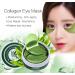 WALULAN Green Eye Mask - 60 Pcs - Anti-Wrinkle Treatment for Puffy Eyes, Dark Circles, Fine Lines - Moisturizing Collagen Eye Patches - Buy Online on SooperMarket.com