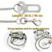 JLEivvi Dog Seat Belt for Car Stainless Steel Dog Car Seat Belt Vehicle Travel Dog Harness Dog Chain Pet Vehicle Safety Restraint Cable for Puppy Small Medium Large Dogs(60cm) - Buy Online on SooperMarket.com