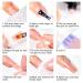 MEET ACROSS Glitter Poly Nail Extension Gel Kit - 3 Colors Builder Set for Quick Building Nail Extensions at Home - Silver, Pink, Blue - Buy Online on SooperMarket.com