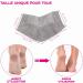 Buy 3 Pairs Moisturizing Gel Heel Socks | Soft Open Toe Socks for Dry Skin Care | International Shipping Available - Buy Online on SooperMarket.com