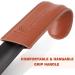 NINEMAX Long Handle Metal Shoe Horn for Seniors - 16.5 Boot Horn with Leather Handle for Men & Women - Buy Online on SooperMarket.com