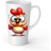 White Ceramic Kids Chicken Mug - Large 483 ml Perfect for Hot Chocolate or Milk Fun and Easy to Use - Buy Online on SooperMarket.com